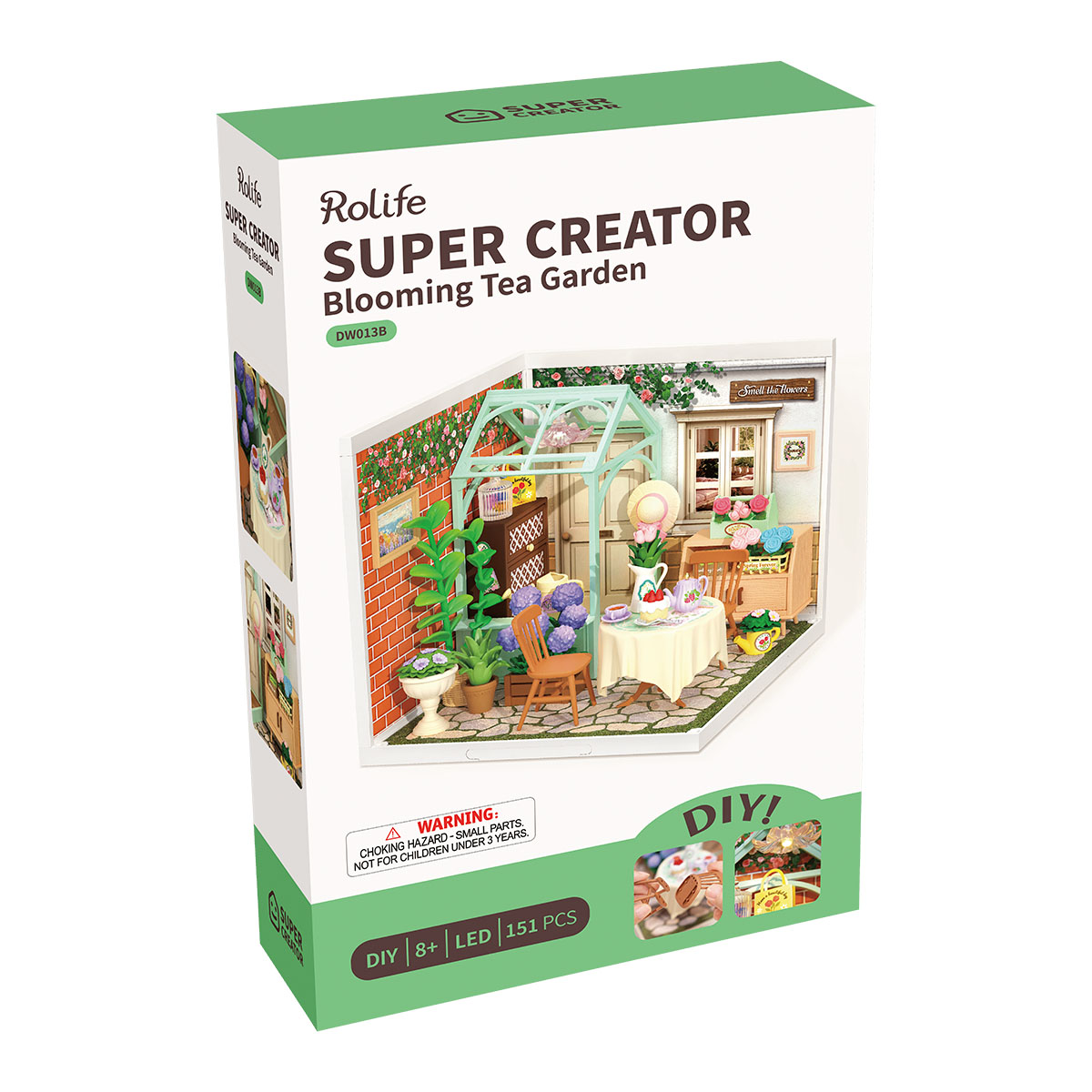 Rolife Blooming Tea Garden Super Creator Miniature House DW013B gallery image 6