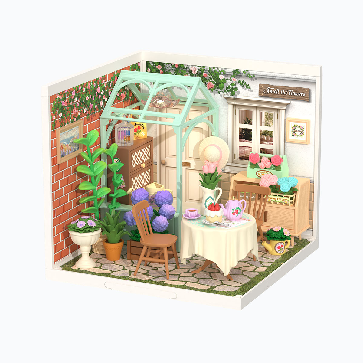 Rolife Blooming Tea Garden Super Creator Miniature House DW013B gallery image 2