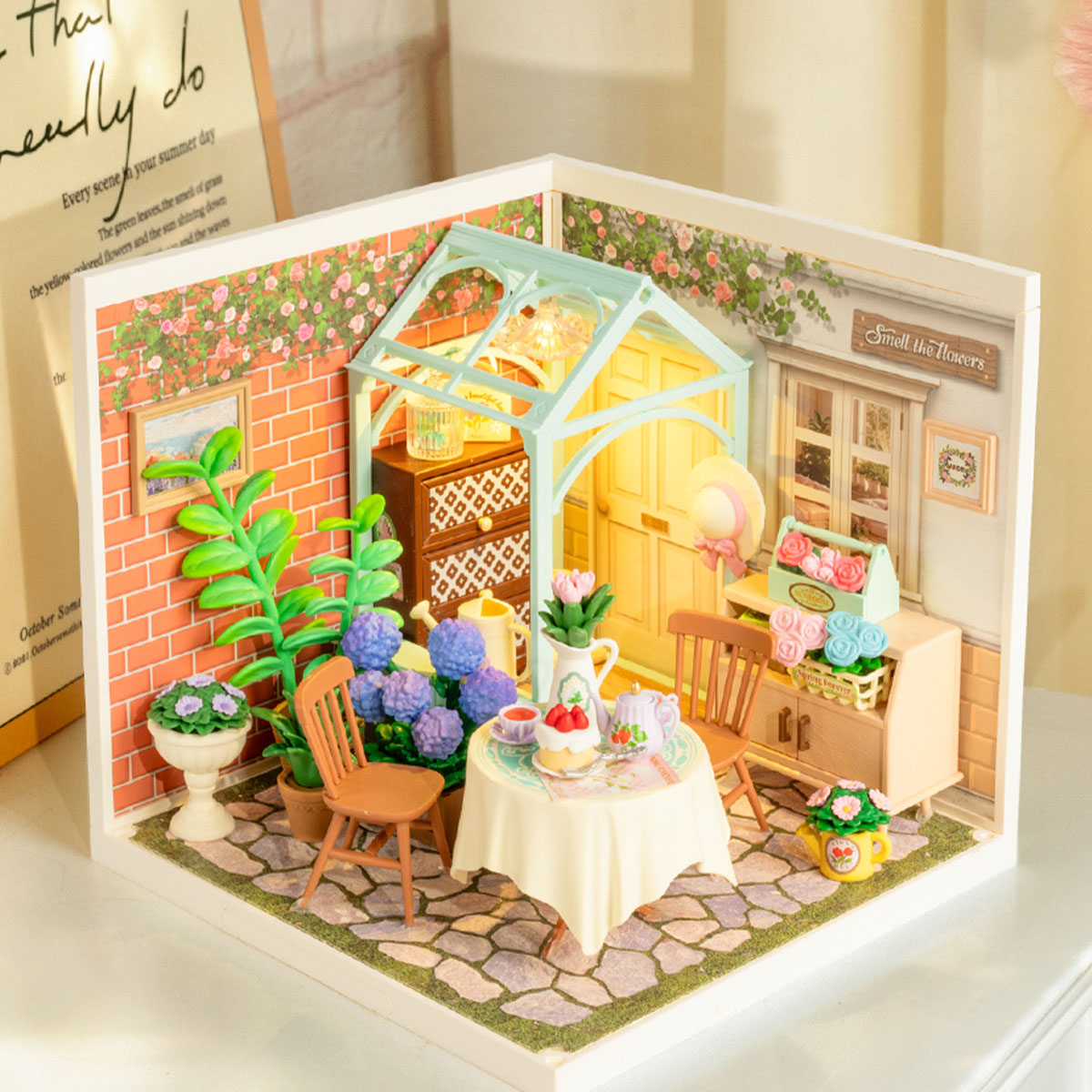 Rolife Blooming Tea Garden Super Creator Miniature House DW013B gallery image 3