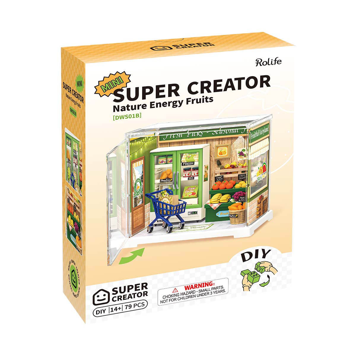 Rolife Mini Super Creator DIY Miniature House Shop Sets