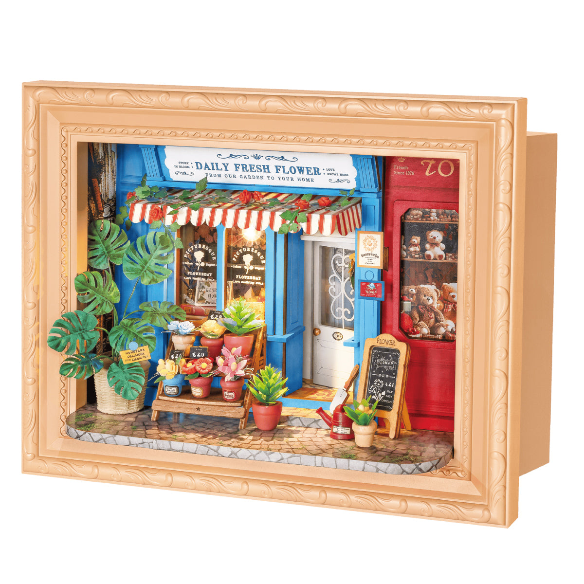 Rolife Daily Fresh Flower DP003 white background story frame product view
