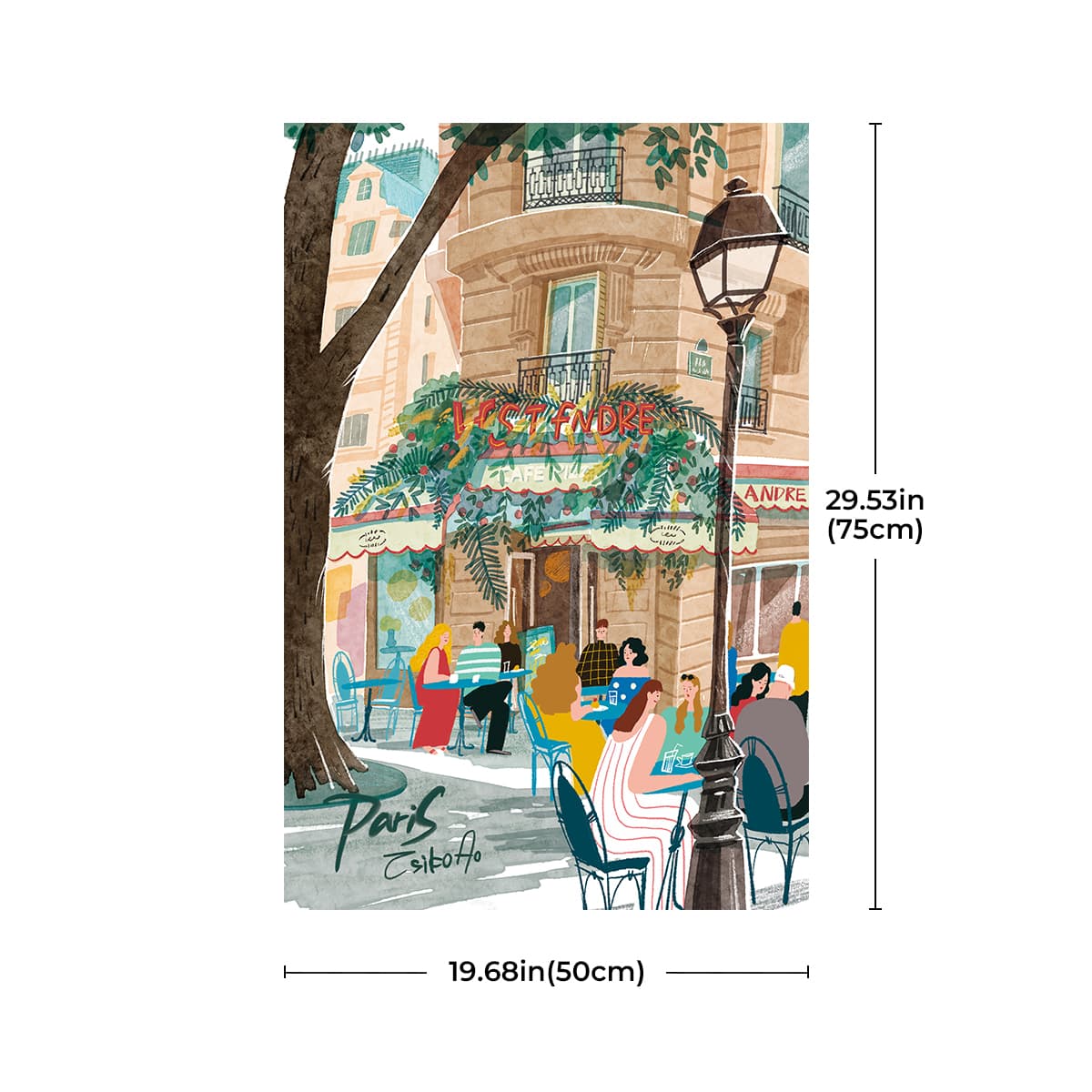Rolife 1000 Piece Jigsaw Puzzle - Leisure in Paris PT004 gallery image 8