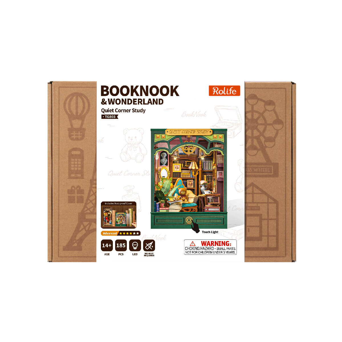 Rolife DIY Book Nook - Quiet Corner StudyTGE03
