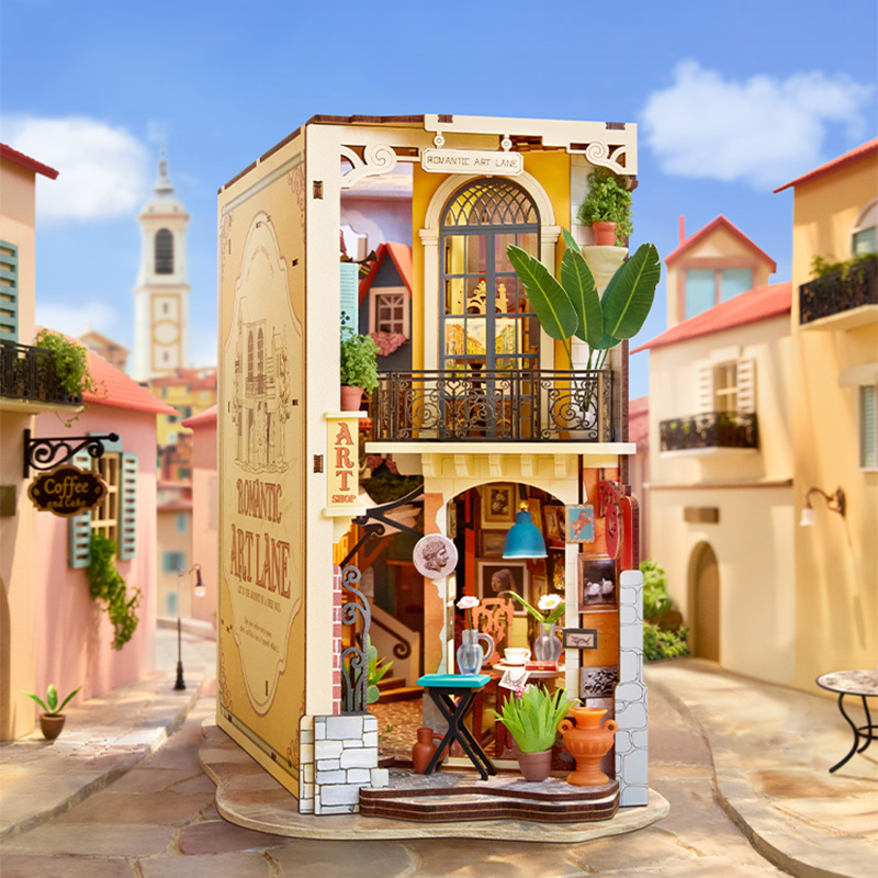 Rolife DIY Book Nook Kit - Romantic Art Lane TGB20