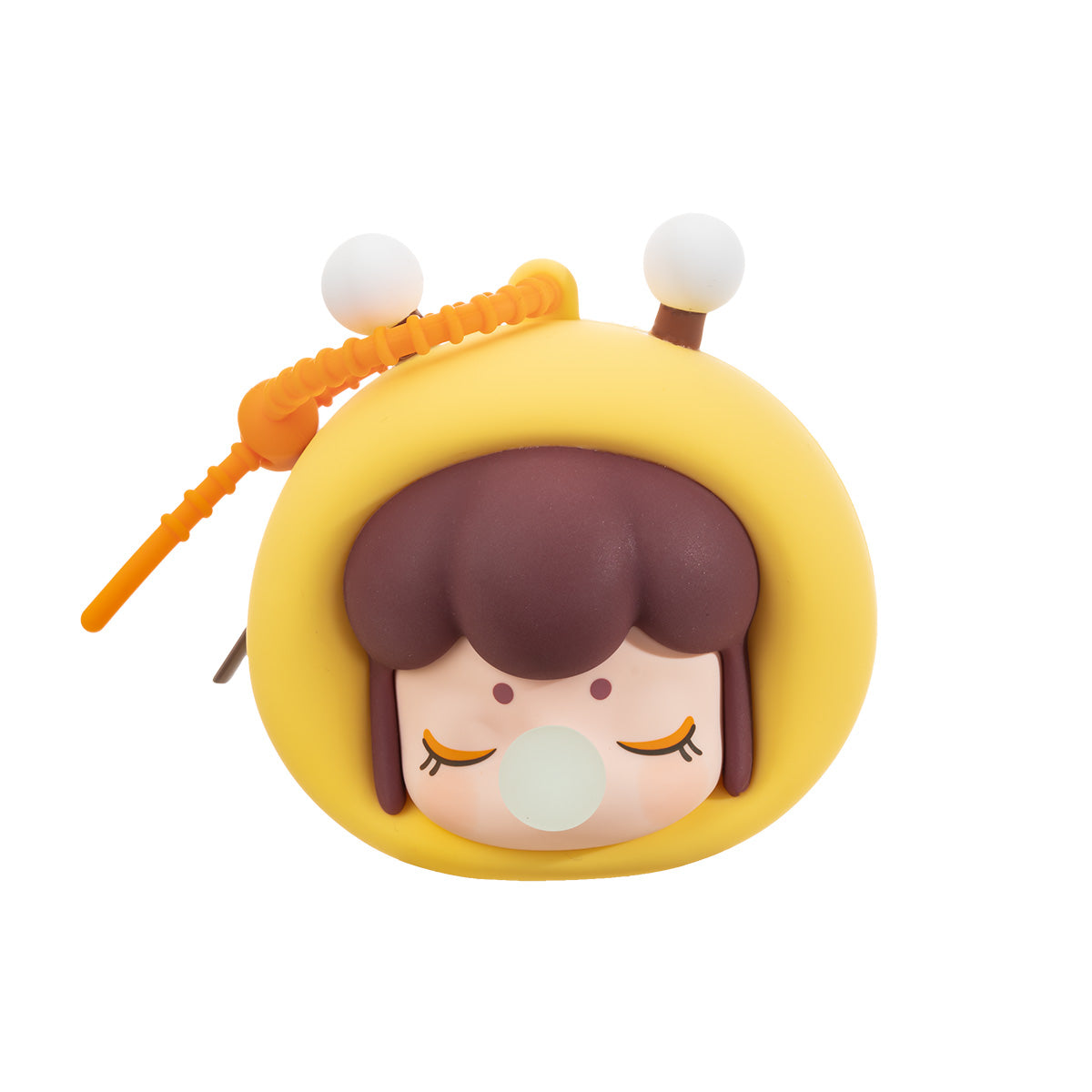 Baby Nanci Fluffy Party earphone case white background product view