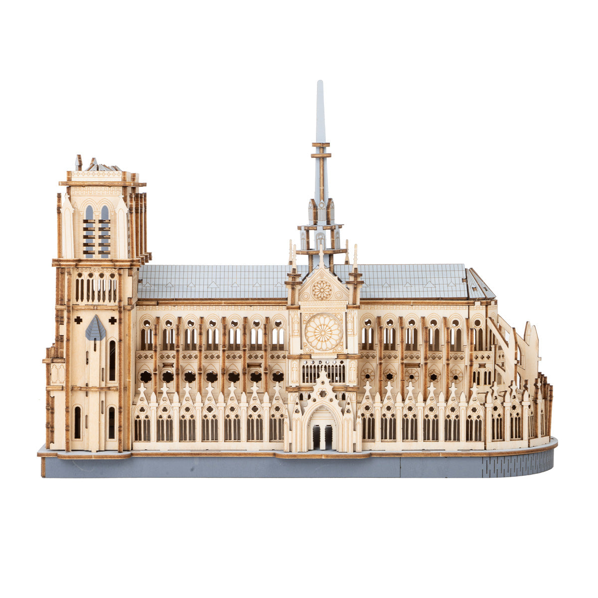Rowood Paris Cathedral TG511 white background wooden puzzle product view