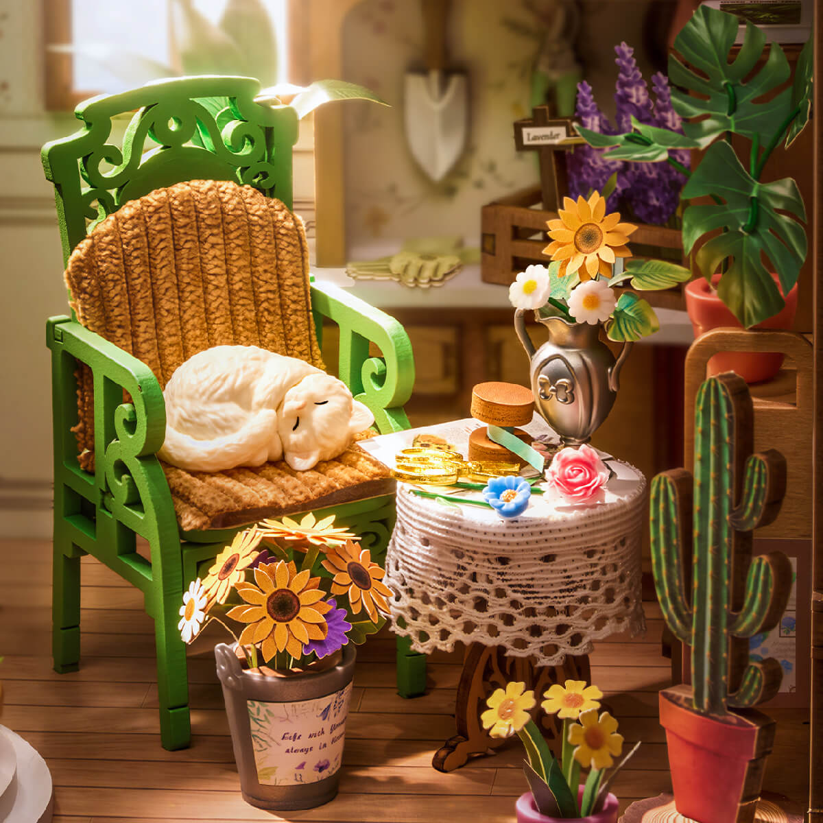 Rolife DIY Book Nook - Secret Bloomy Nook TGE04