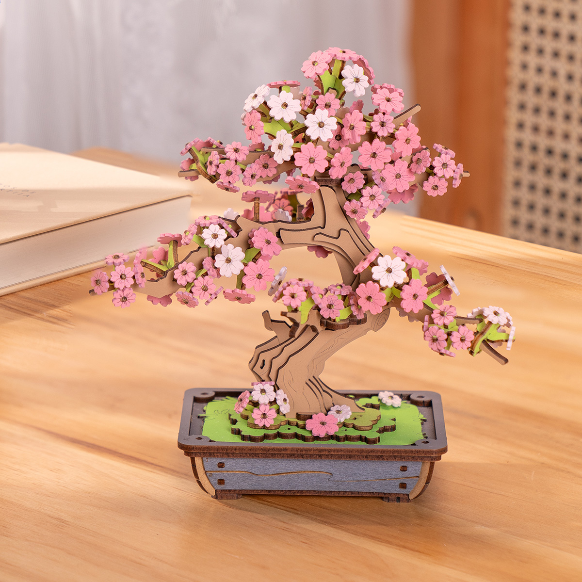 Rolife 3D Wooden Puzzle - Sakura Bonsai TG415 product hero image