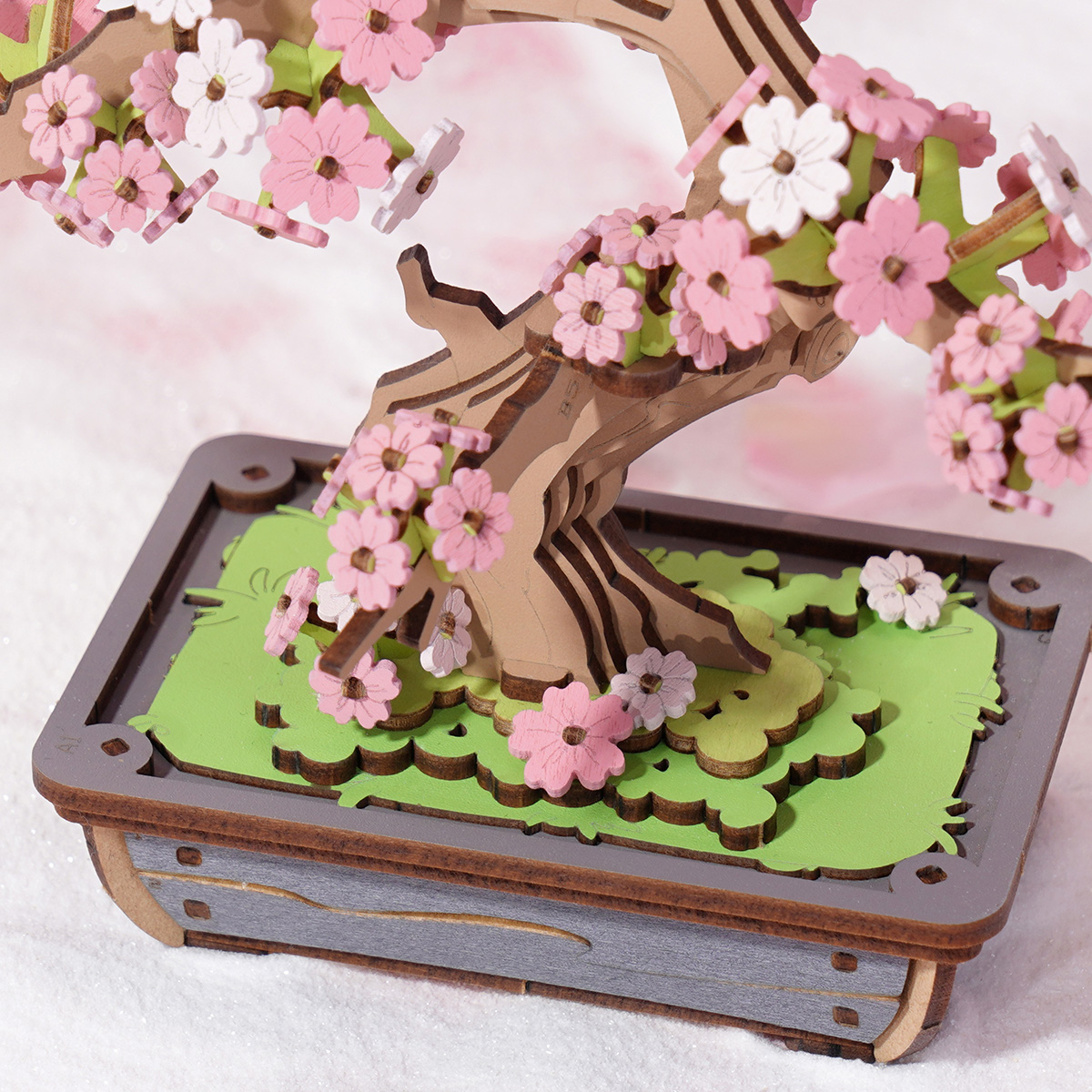 Rolife 3D Wooden Puzzle - Sakura Bonsai TG415 gallery image 6
