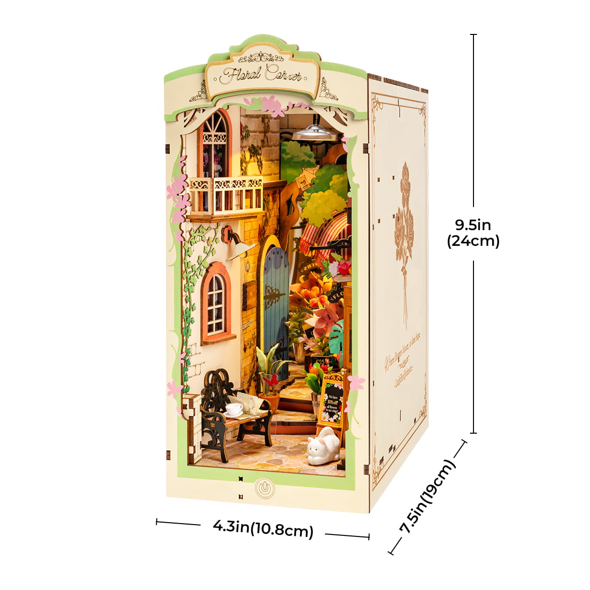 Rolife DIY Book Nook Kit - Floral Corner TGB09 gallery image 6