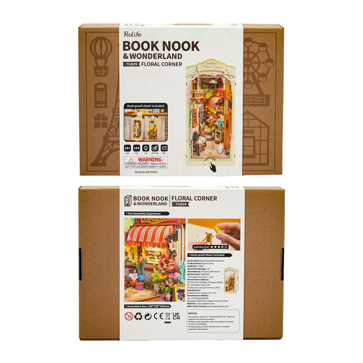 Rolife DIY Book Nook Kit - Floral Corner TGB09 gallery image 7