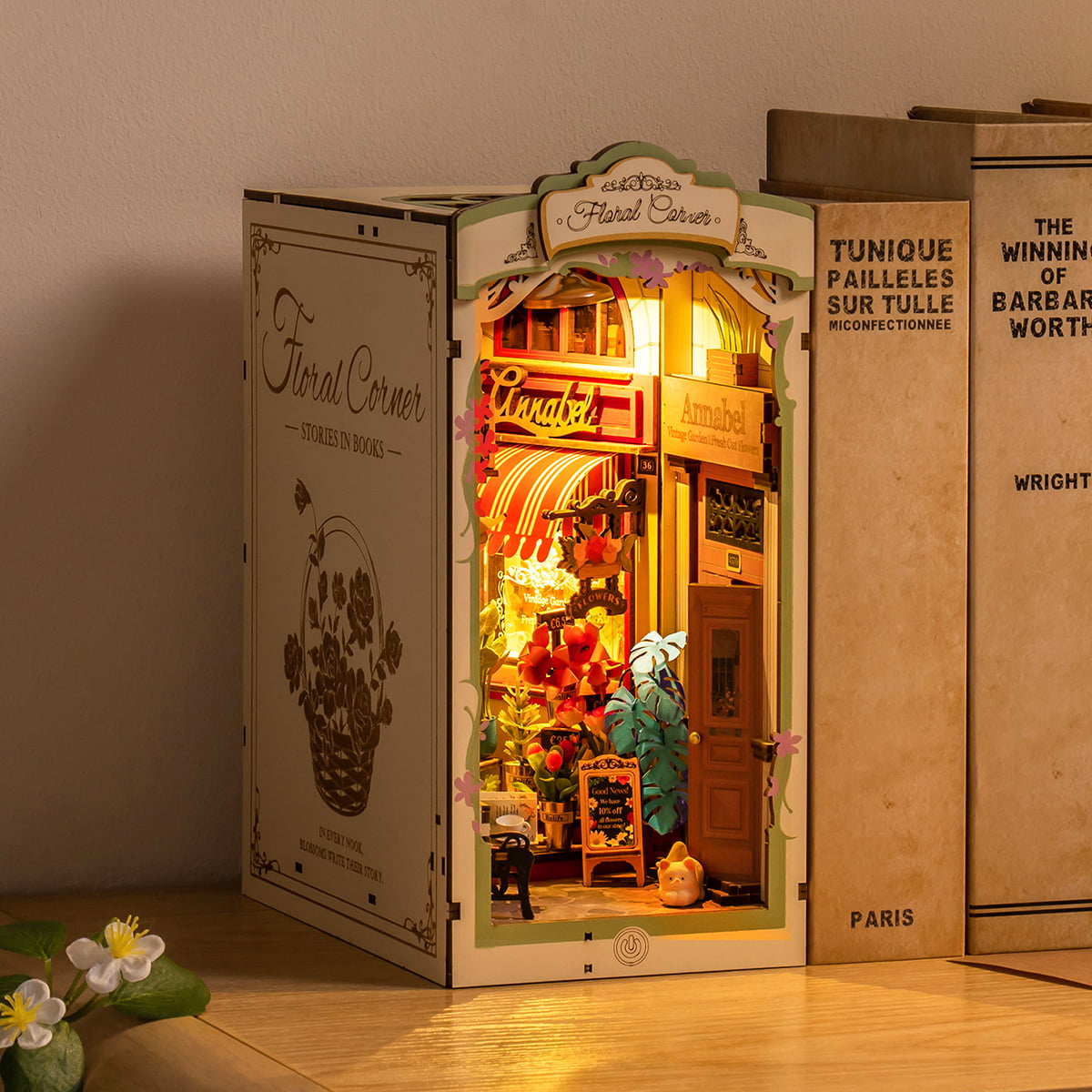 Rolife DIY Book Nook Kit - Floral Corner TGB09 gallery image 4