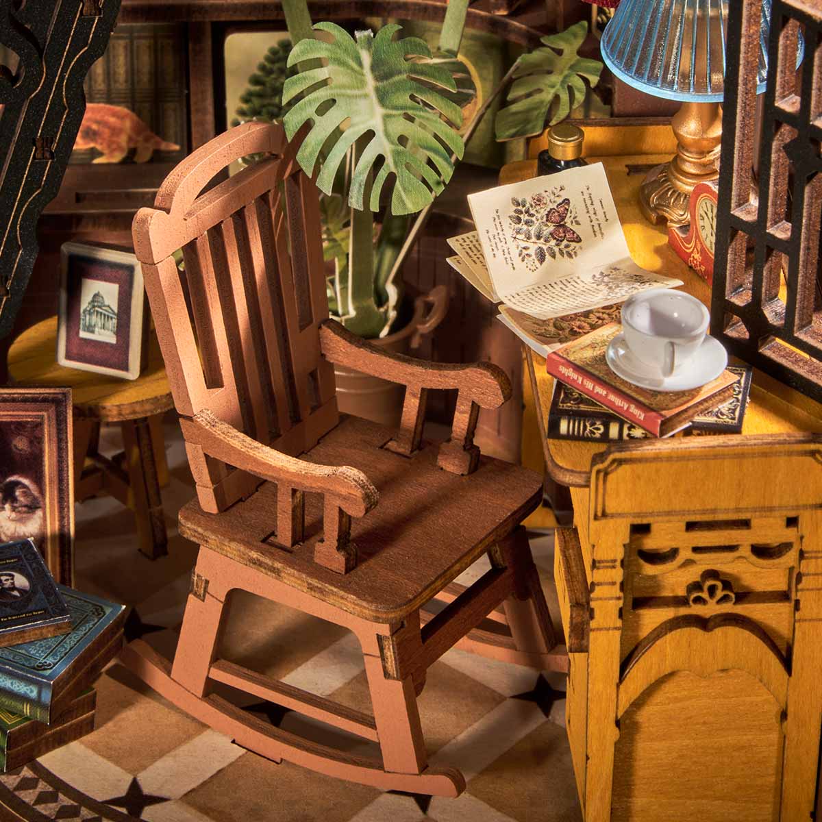 Rolife DIY Book Nook Kit - Silent Corner Study TGE02 gallery image 4