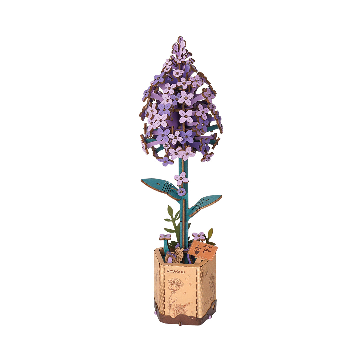Rowood DIY Wooden Flower Lilac TW021 alternate product view