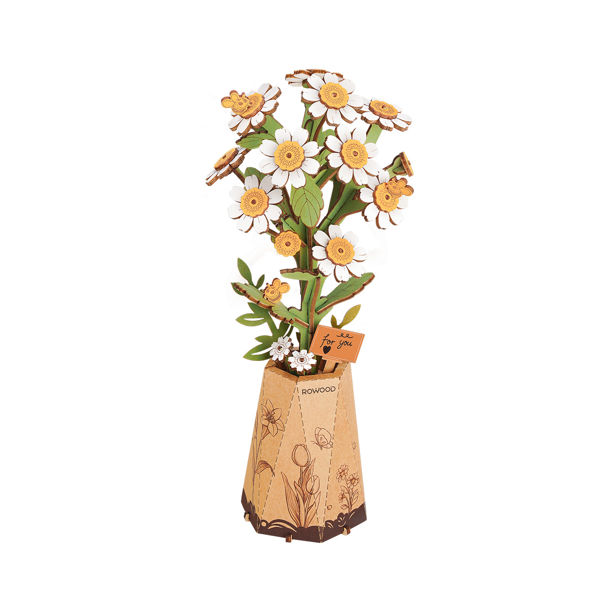 Rowood DIY Wooden Flower Chamomile TW061 alternate product view