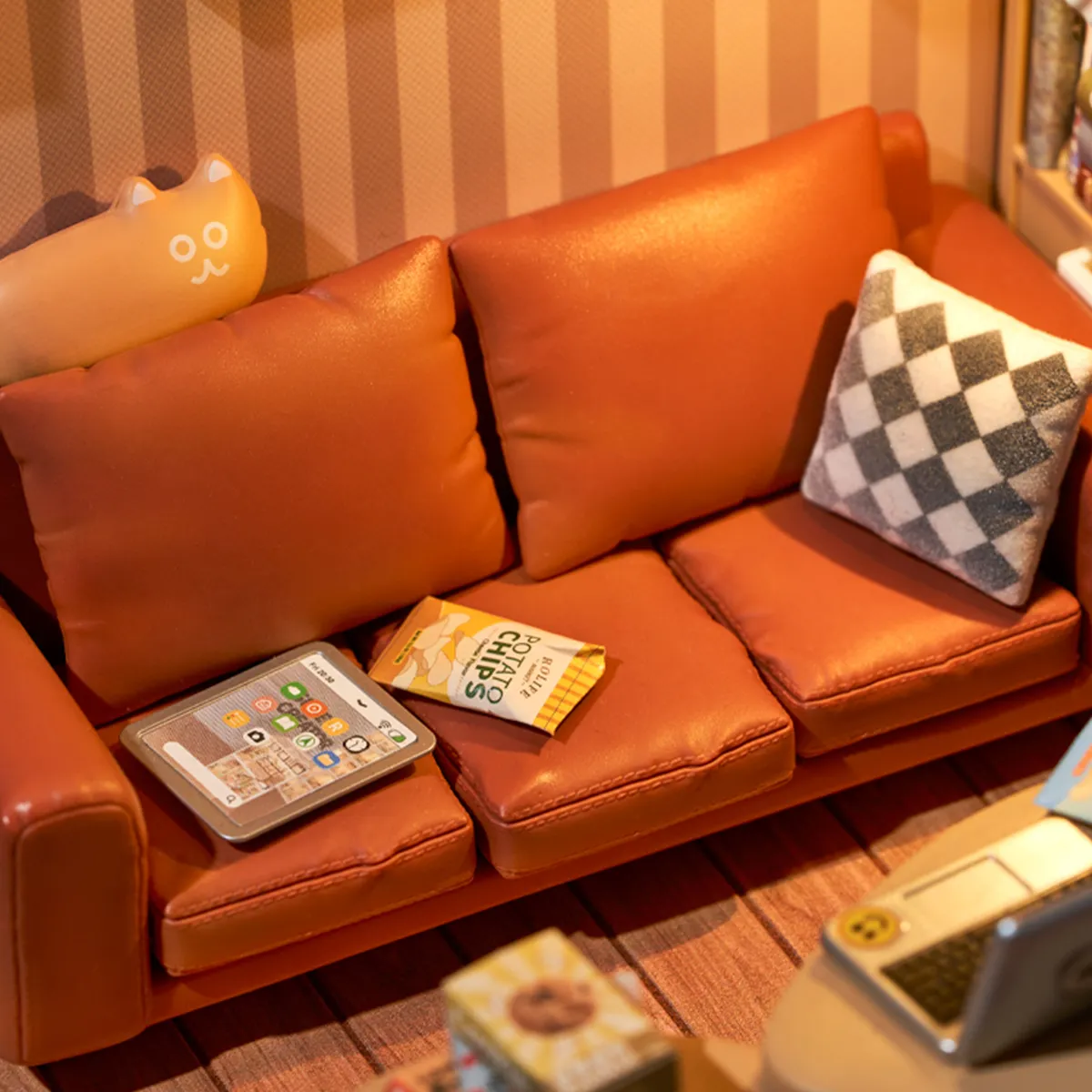 Rolife Cozy Living Lounge Super Creator Miniature House DW007 gallery image 6