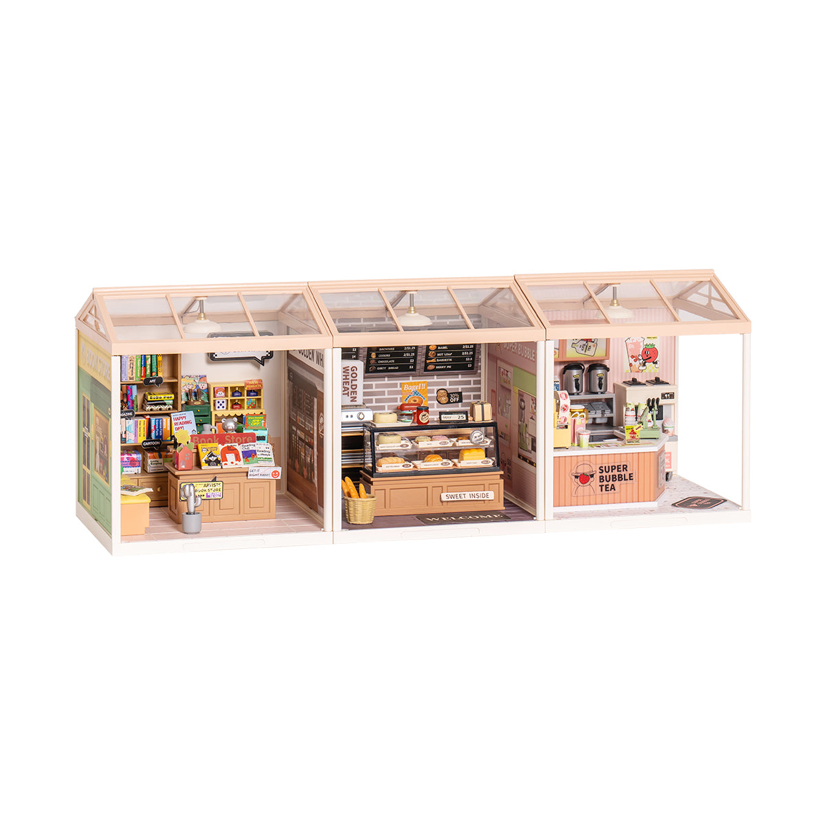 Rolife Super Creator Miniature House 3-in-1 Line-Up product hero image