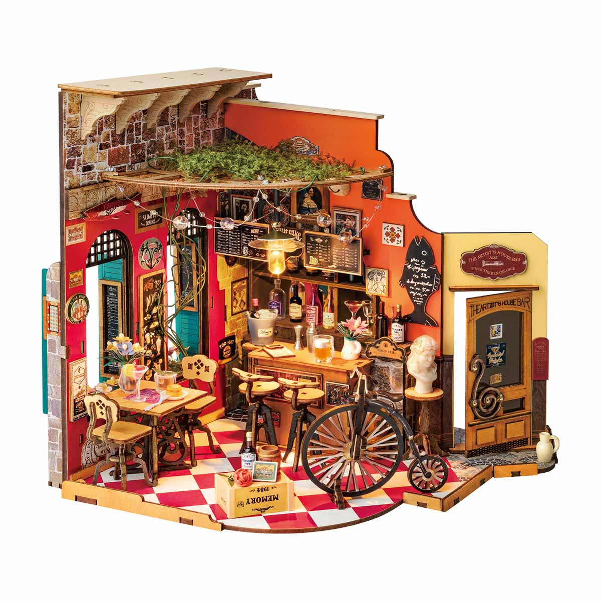 Rolife DIY Miniature House - Cheers Bar & Dining DG173 alternate product view