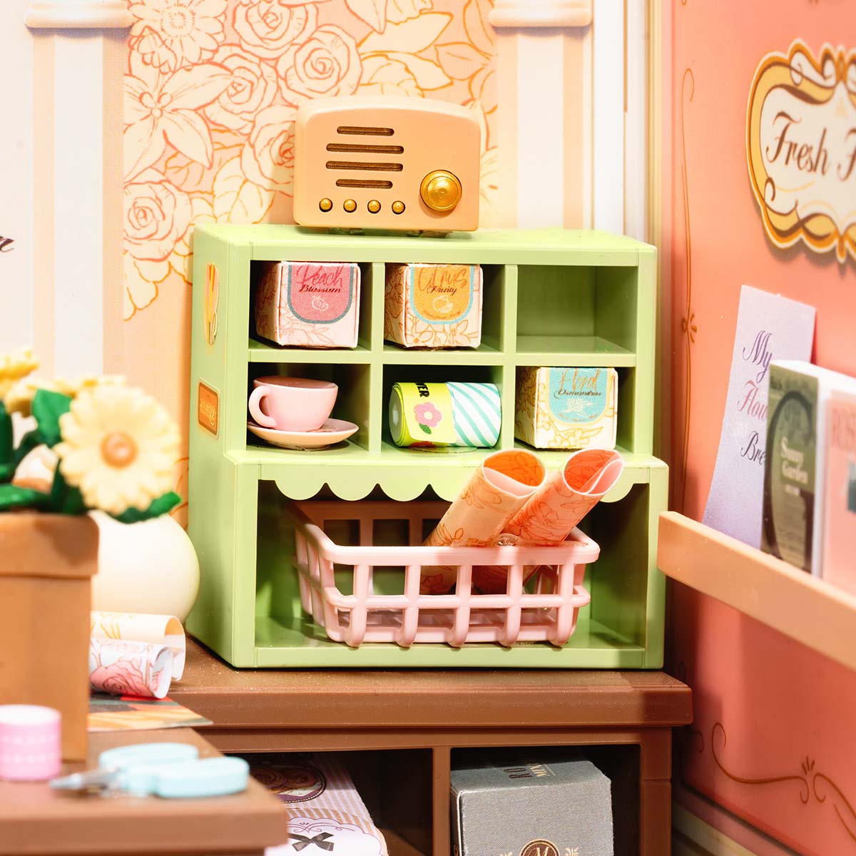 Rolife Fresh Flower Shop DIY Miniature House DW017B