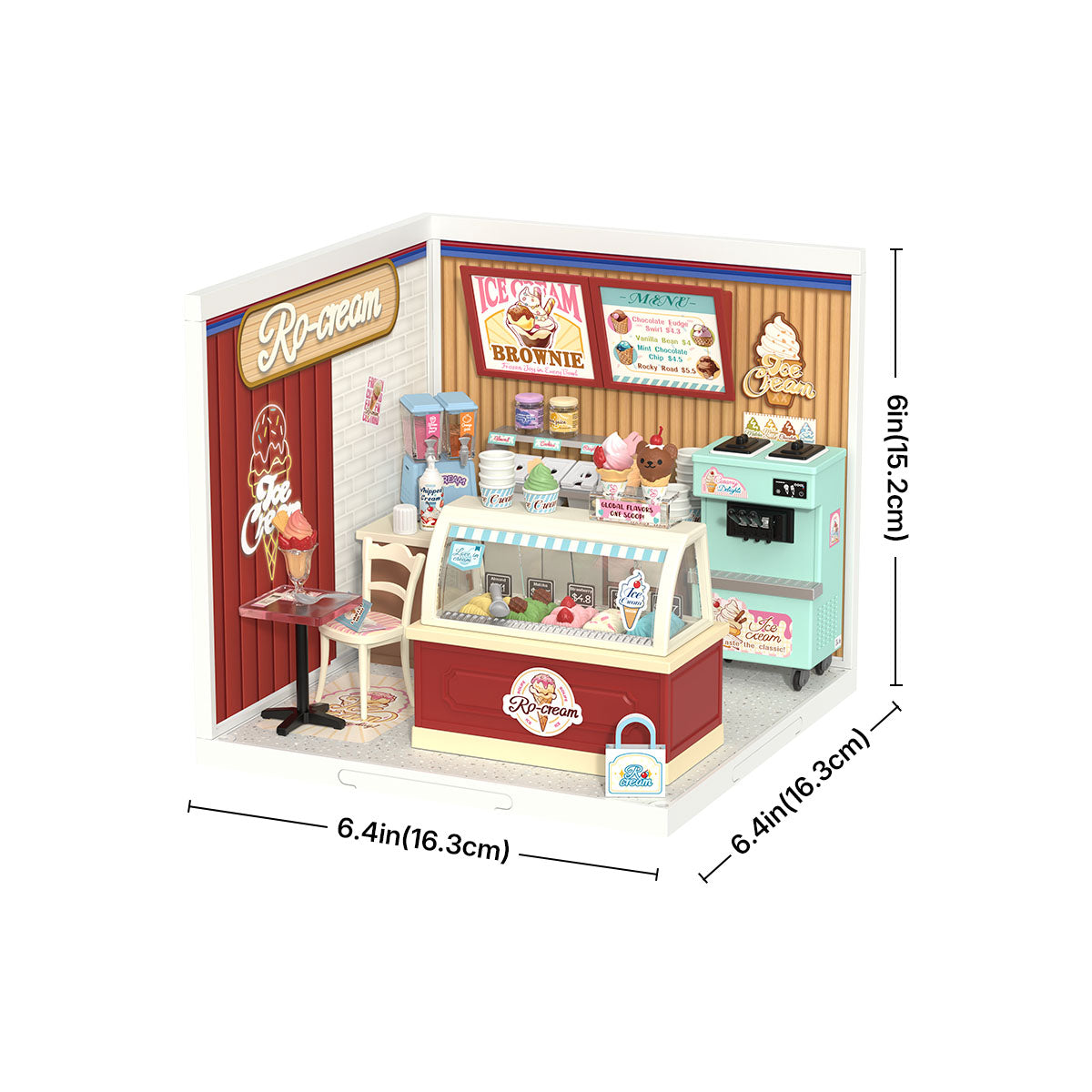 Rolife Super Creator Miniature House- Flavorful Ice Cream DW018B