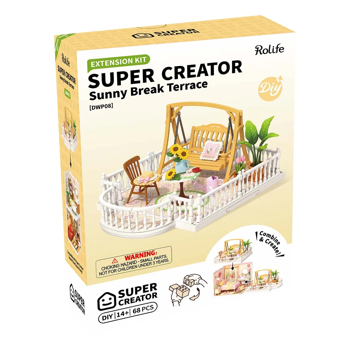 Rolife Sunny Break Terrace DWP08 outdoor accessory package on white background