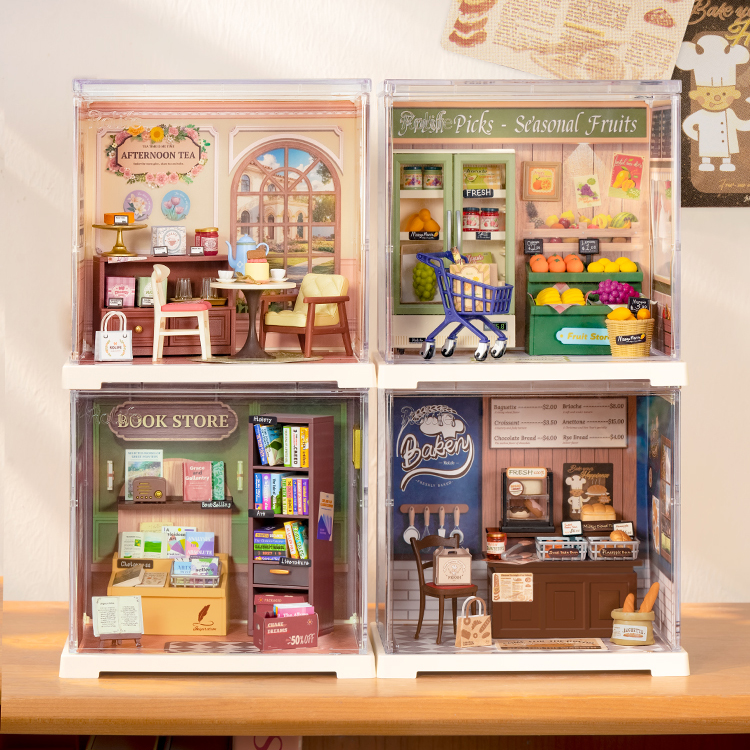 Rolife Mini Super Creator DIY Miniature House Shop Sets