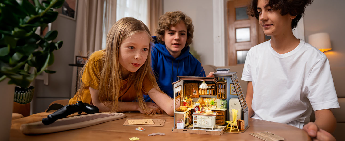 Parent Child Bonding Rolife DIY Miniature Kit