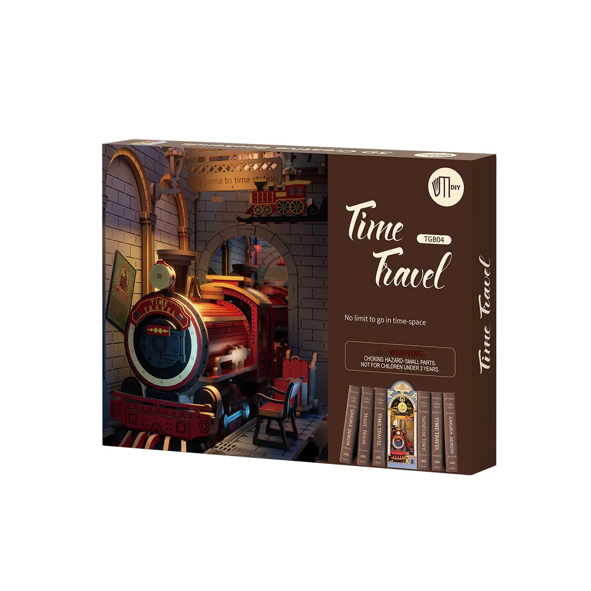 Rolife DIY Book Nook Kit Time Travel TGB04 product package box