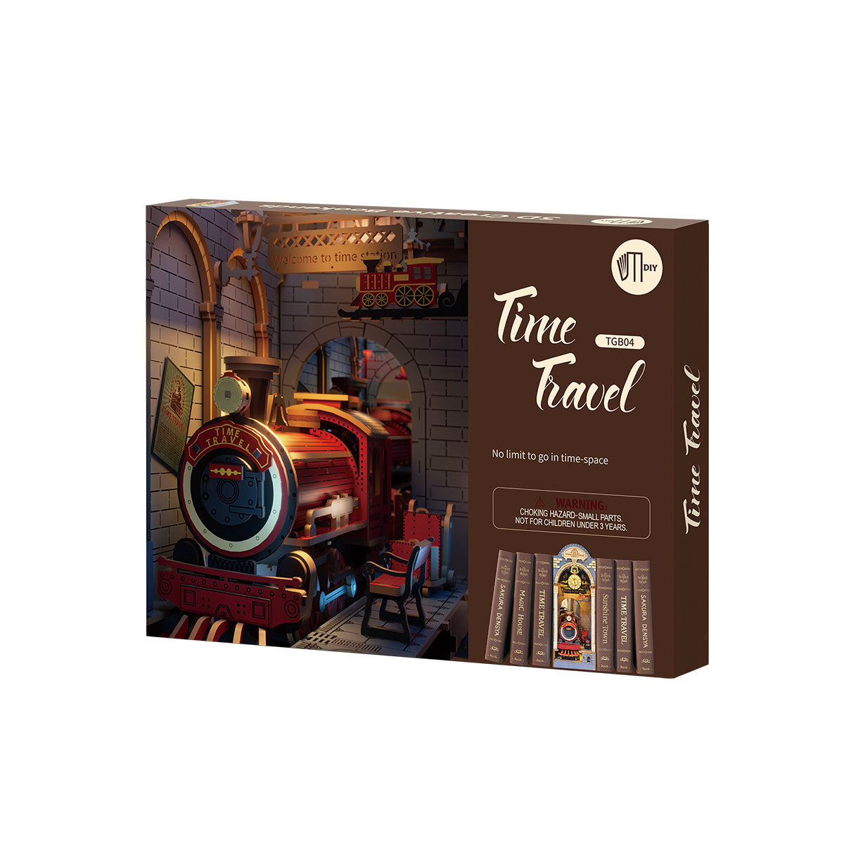 Rolife DIY Book Nook Kit Time Travel TGB04 product package box