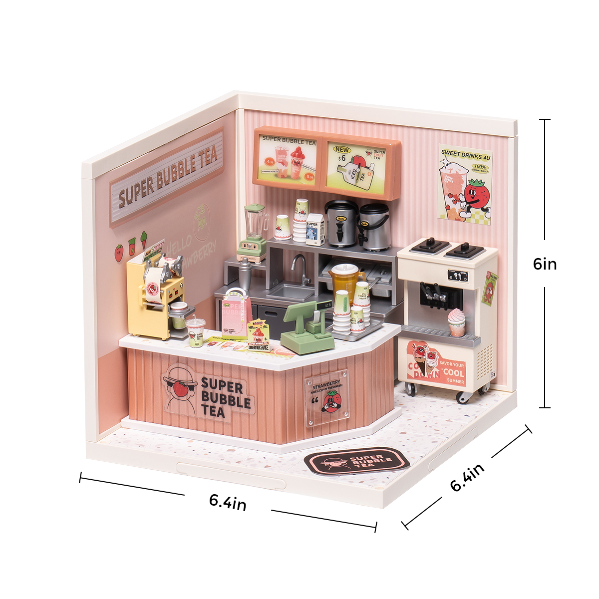 Rolife Super Creator Miniature House 4 in 1 L Shape gallery image 12
