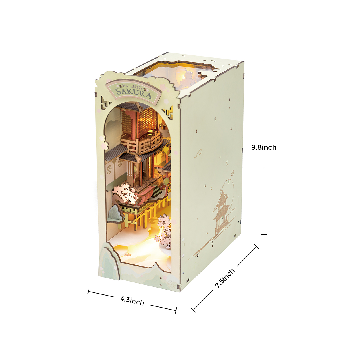 Rolife DIY Book Nook Kit - Falling Sakura TGB05 product package