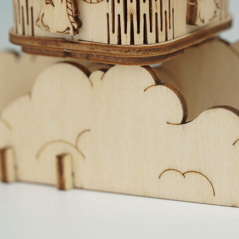 Close-up of the Rolife Hot Air Balloon cloud base detail