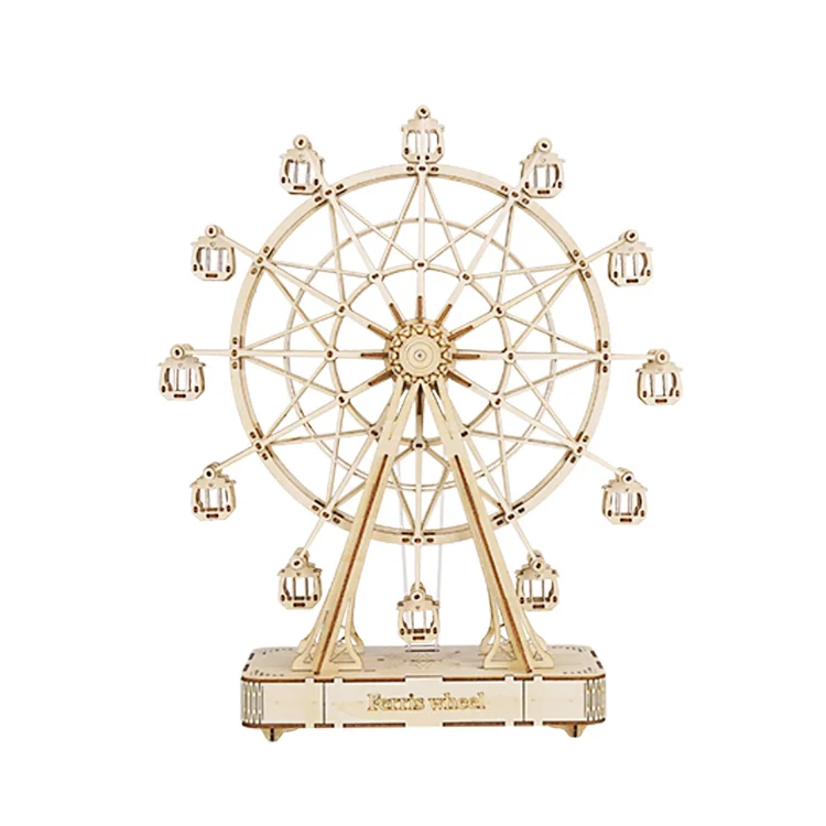 Rolife Modern Music Box - Gaint 3D Wooden Puzzle - Ferris Wheel TGN01 unreadable image placeholder from source file